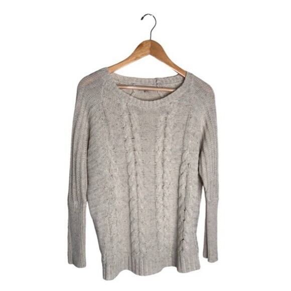 Banana Republic Sweaters - Banana Republicans Wool Blend Sweater Acrylic Oatmeal Marled Size Small